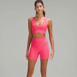 Lululemon biker shorts 6” in lipgloss